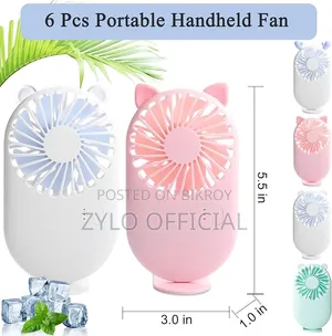 Portable Usb Rechargeable Mini Handheld Fan With Stand |