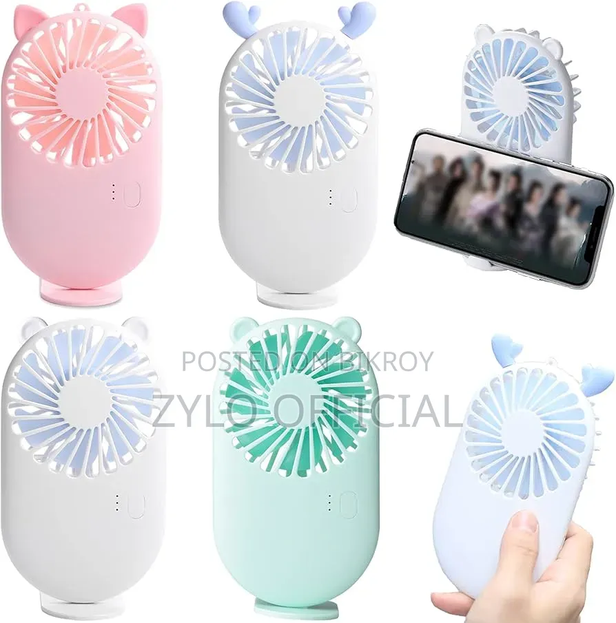 Portable Usb Rechargeable Mini Handheld Fan With Stand |