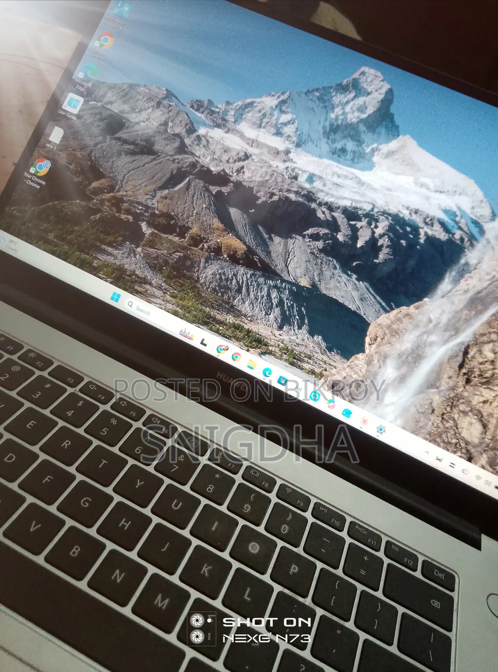 Laptop Huawei Matebook D 15 8GB Intel Core I3 HDD+SSD 250GB