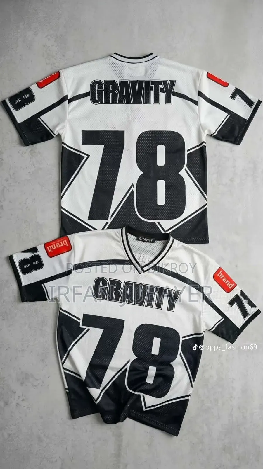 Drop Shoulder Jersey