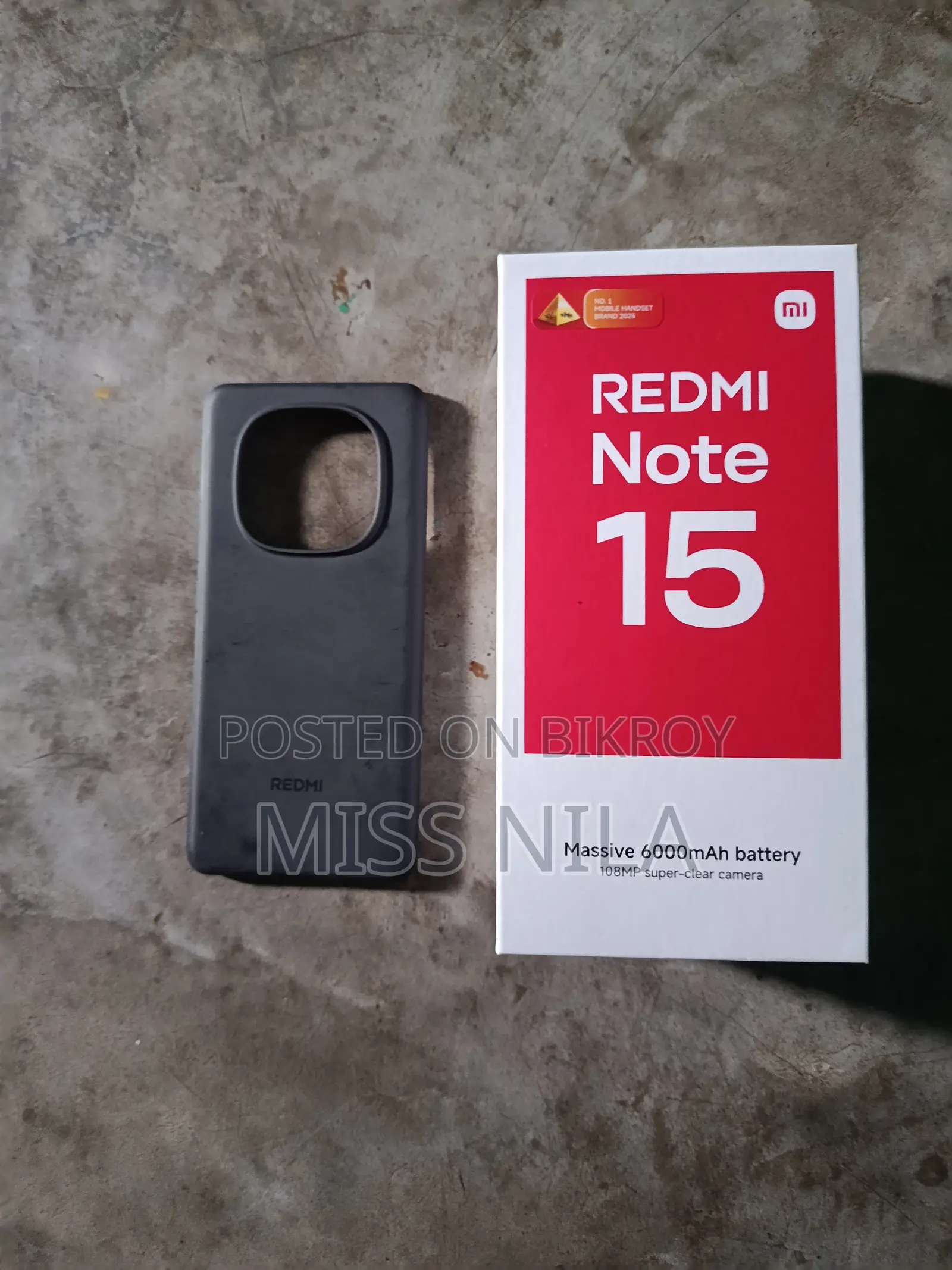 শাওমি রেডমি নোট ১৫ ১২৮ জিবি কালো
