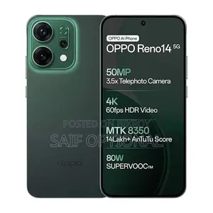 New Oppo Reno14 256 GB Green