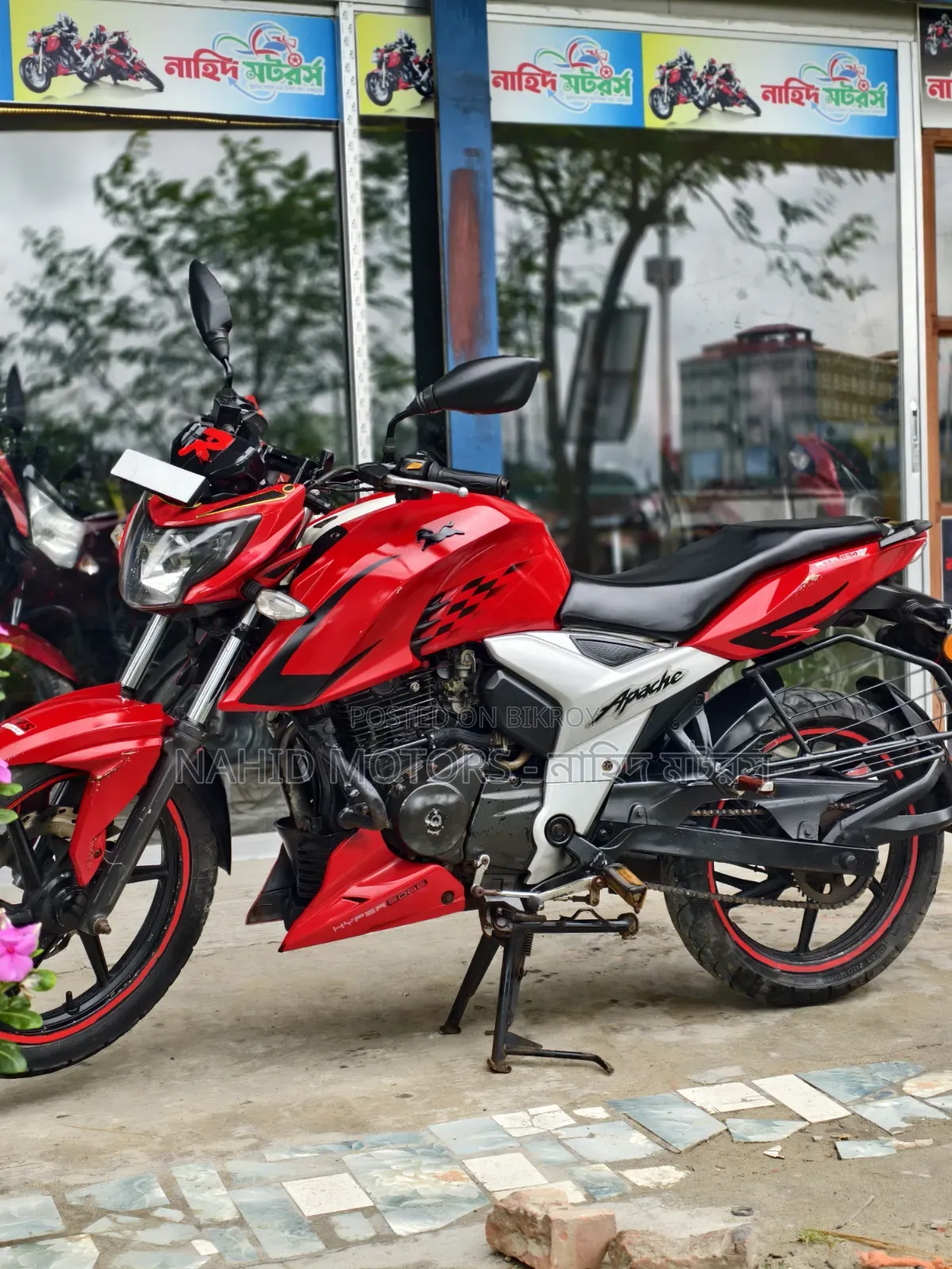TVS Apache 160 4V 2019 Red