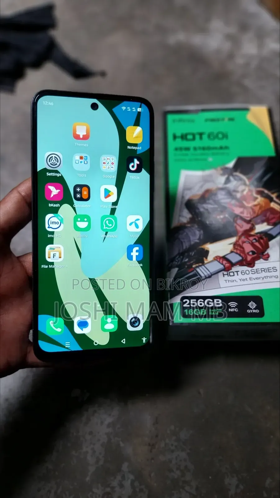 Infinix Hot 60i 256 GB Black