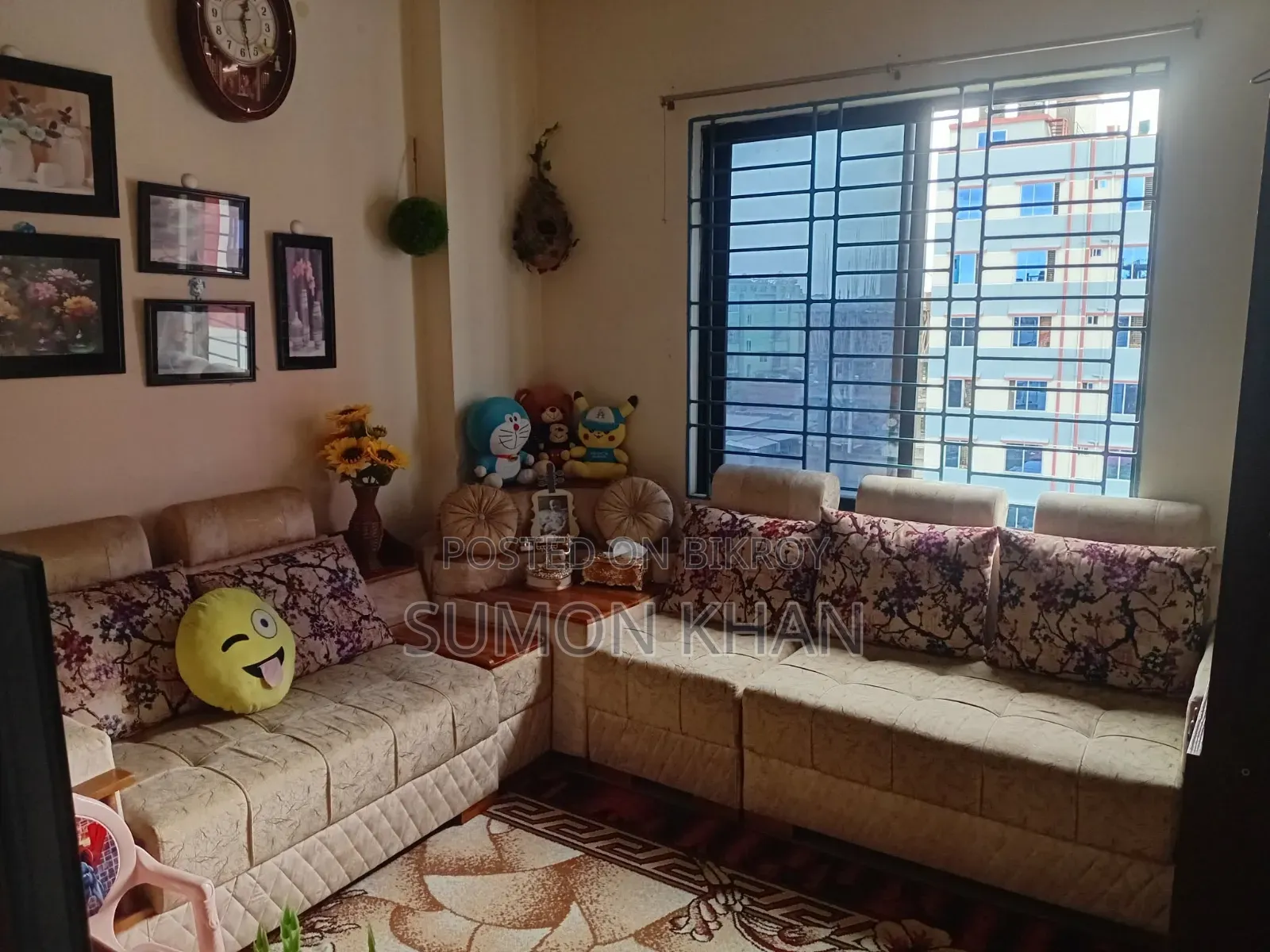 Teak Wood Corner Sofa
