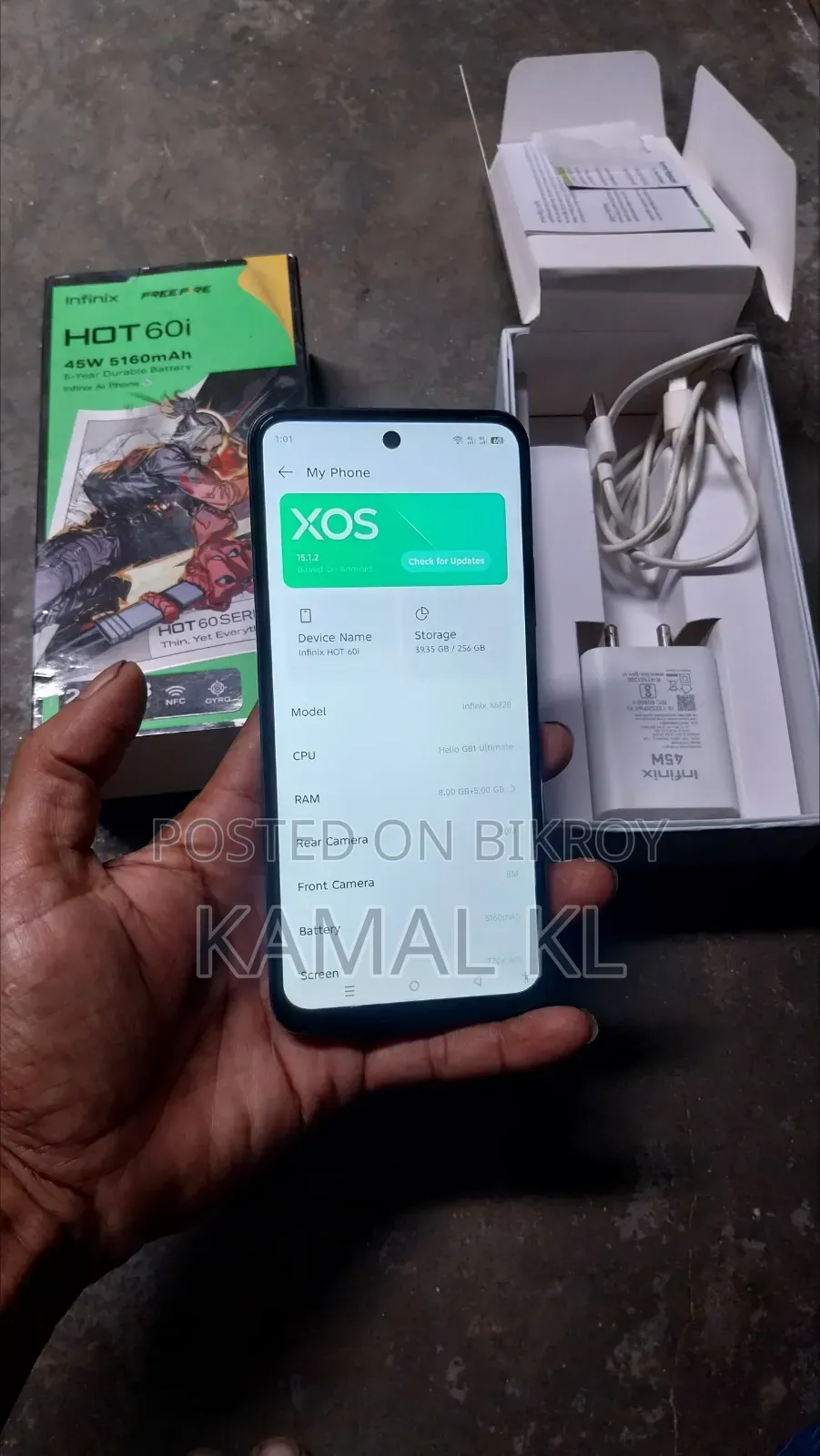 Infinix Hot 60i 256 GB Orange