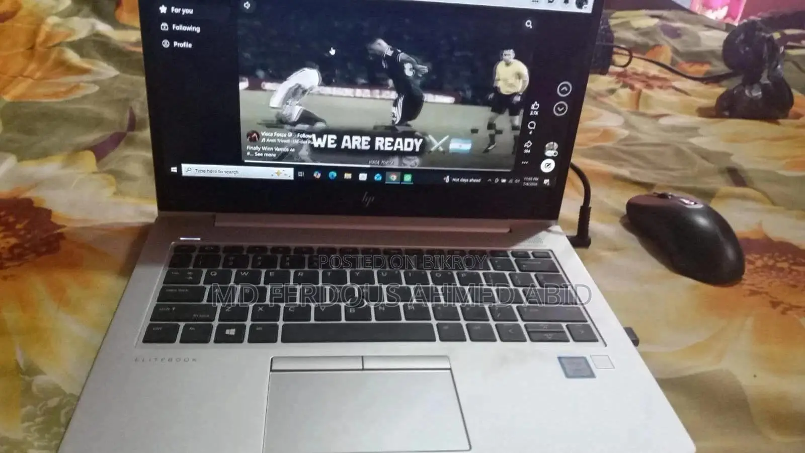 Laptop HP EliteBook 830 G5 8GB Intel Core i5 SSD 256GB