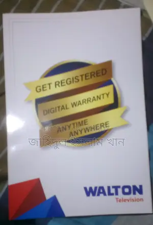 Walton 40 Inch Big Tv With 2 Years Full Official Warranty
