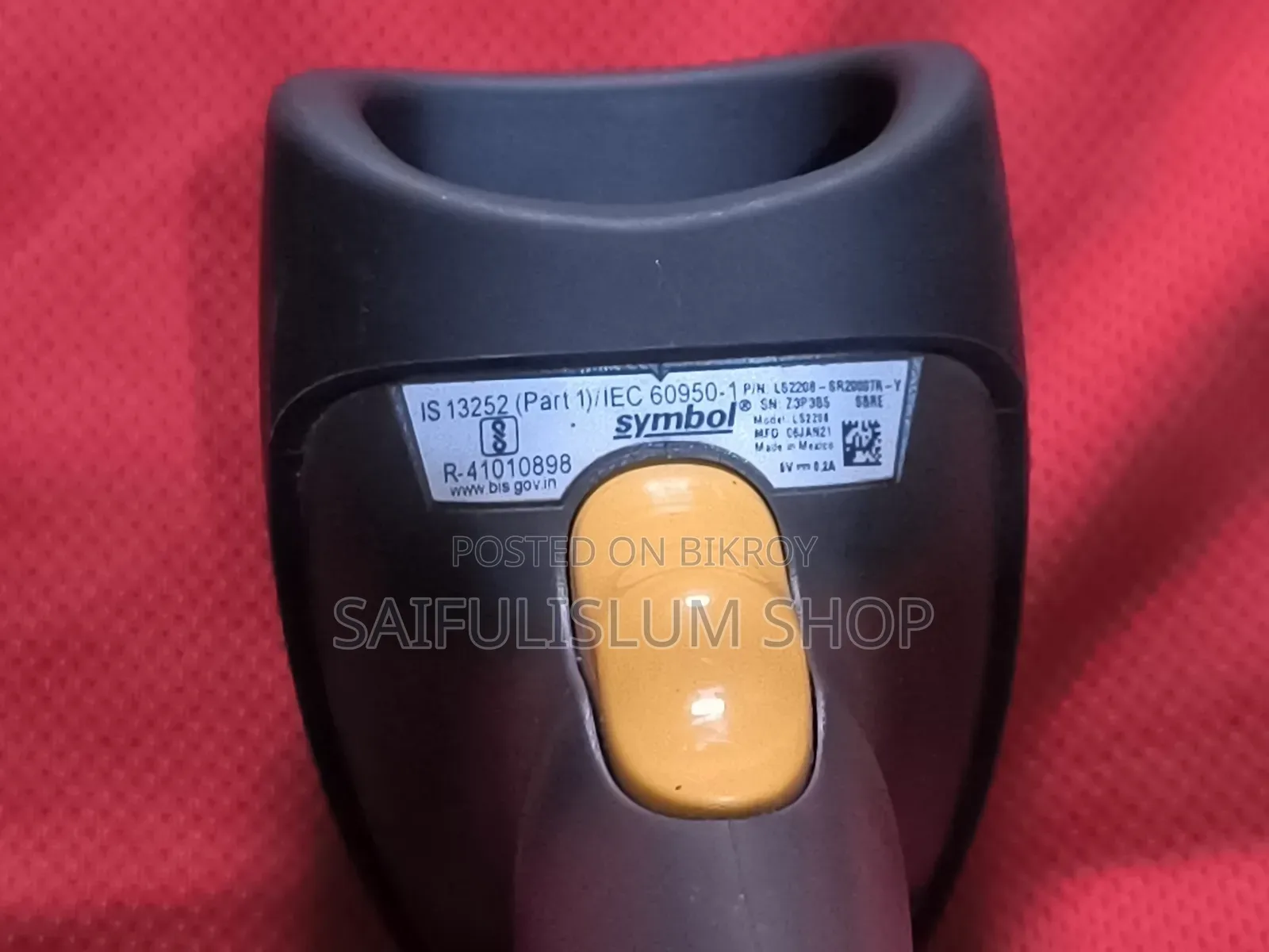 Symbol Barcode Scanner Ls 2208 Made In Mexico
