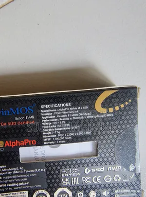 SSD Nvme - Twinmos Alphapro 512gb