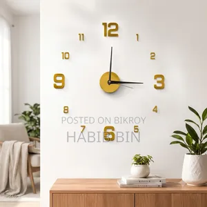Premium 3D DIY Frameless Wall Clock