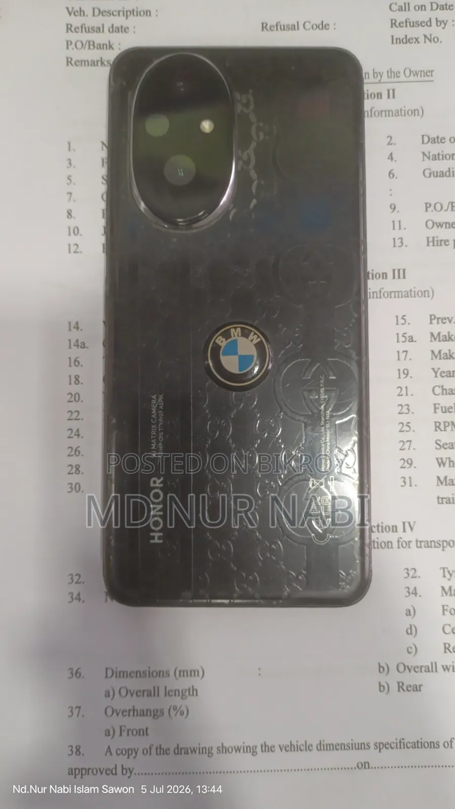 Honor 200 256 GB Black