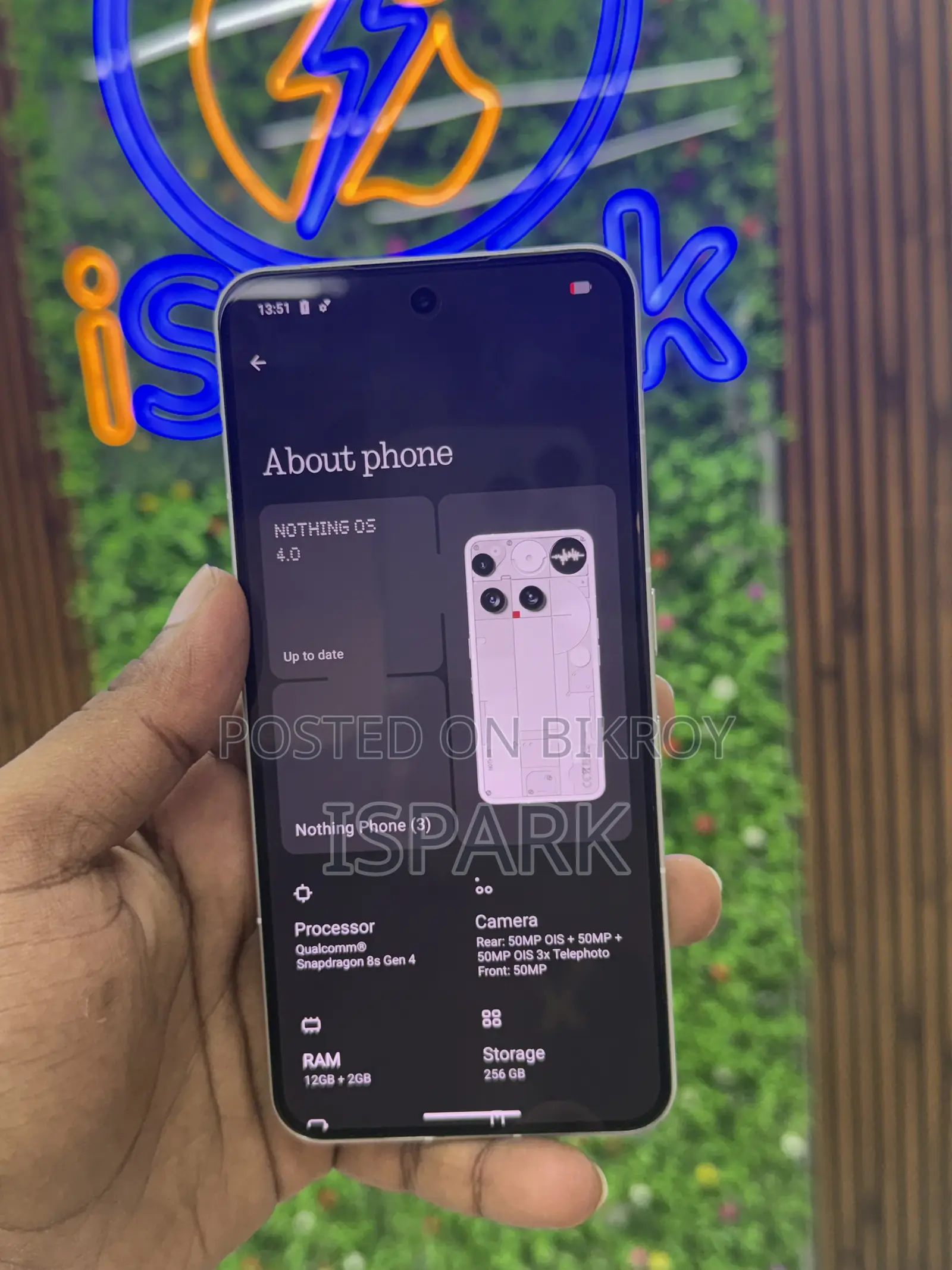 Nothing Phone 3 256 GB White