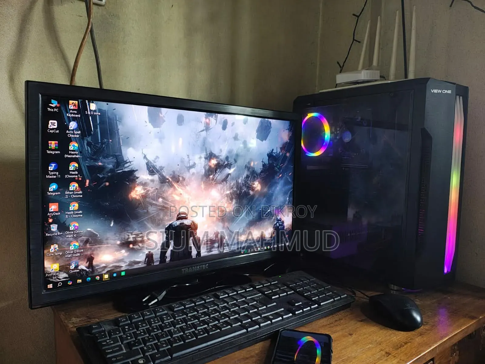 Desktop Computer 8GB Intel Core I3 SSD 128GB