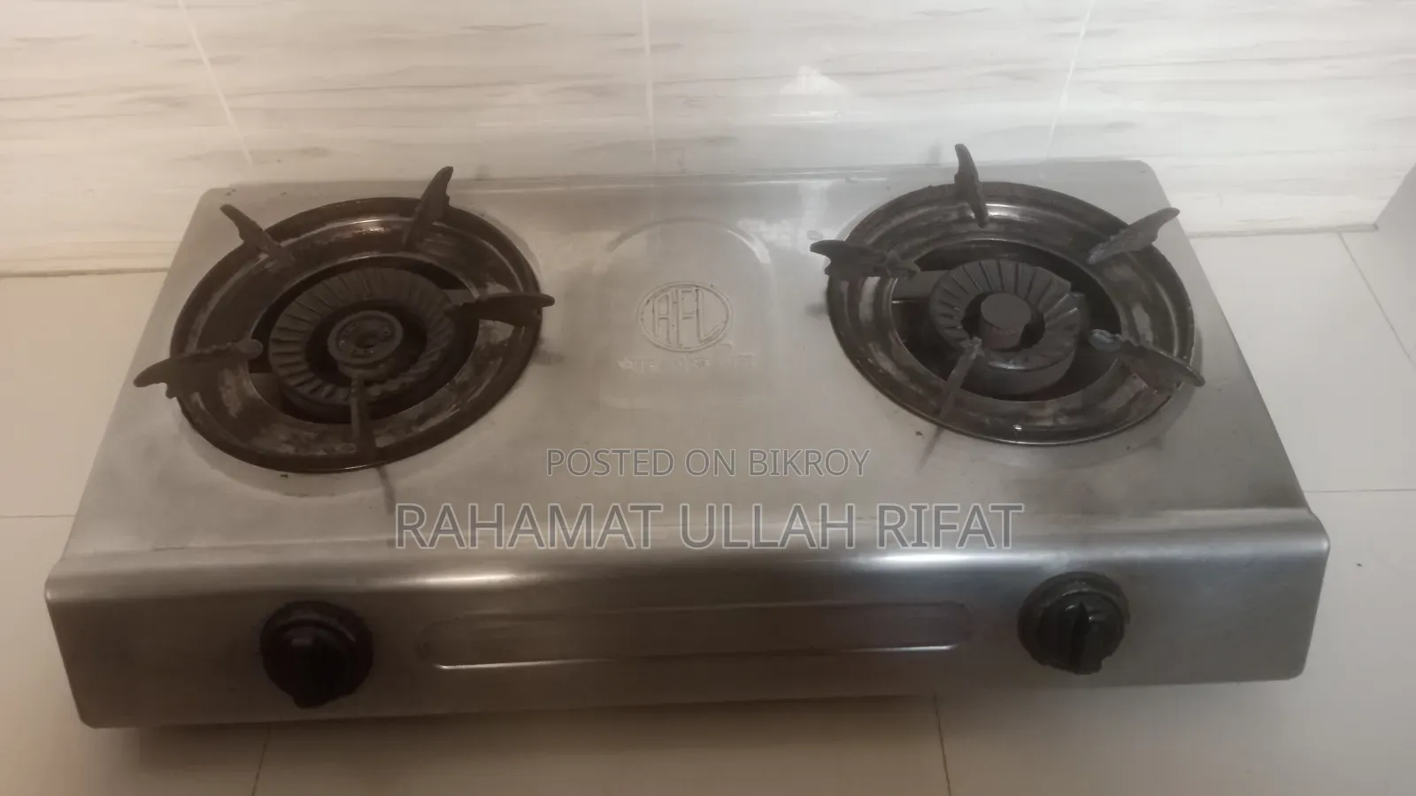 RFL Double Burner Stainless Steel Auto Gas Stove