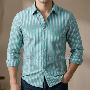 Men’s Long Sleeve Striped Shirt