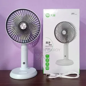 Rechargeable Usb Table Fan 3000mah Battery | Portable Desktop Fan |