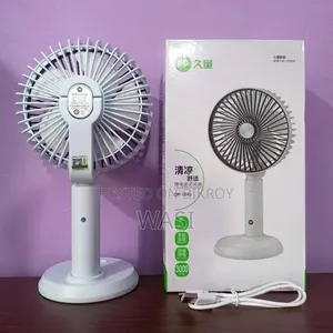 Rechargeable Usb Table Fan 3000mah Battery | Portable Desktop Fan |