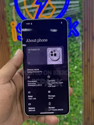 Nothing Phone 3a Pro 256 GB Gray