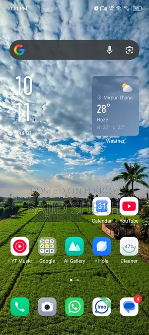 Infinix Smart 8 64 GB Blue