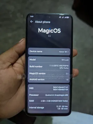 Honor X8 5G 128 GB Silver
