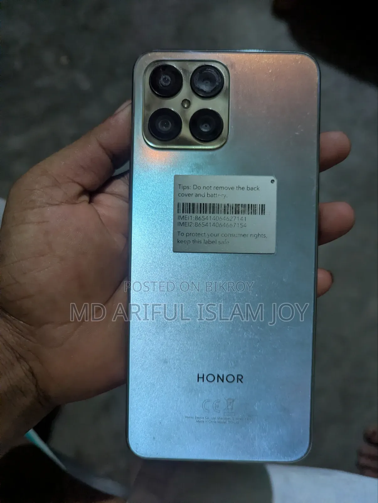 Honor X8 5G 128 GB Silver
