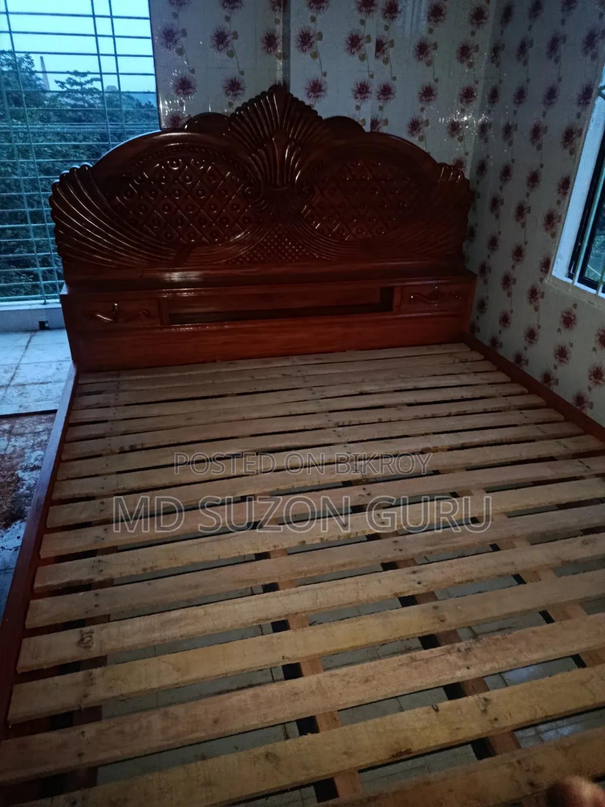 Box Bed 6 feet by 7 feet