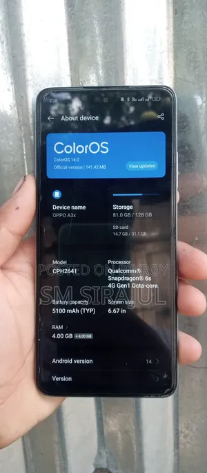 Oppo A3x 128 GB Green