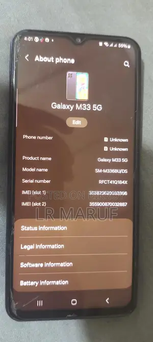 Samsung Galaxy M33 5G 128 GB Blue