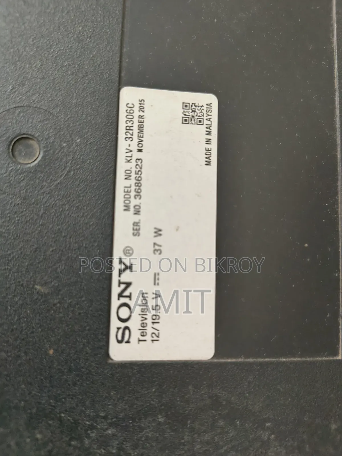 Sony 32" Display Problem TV for sale