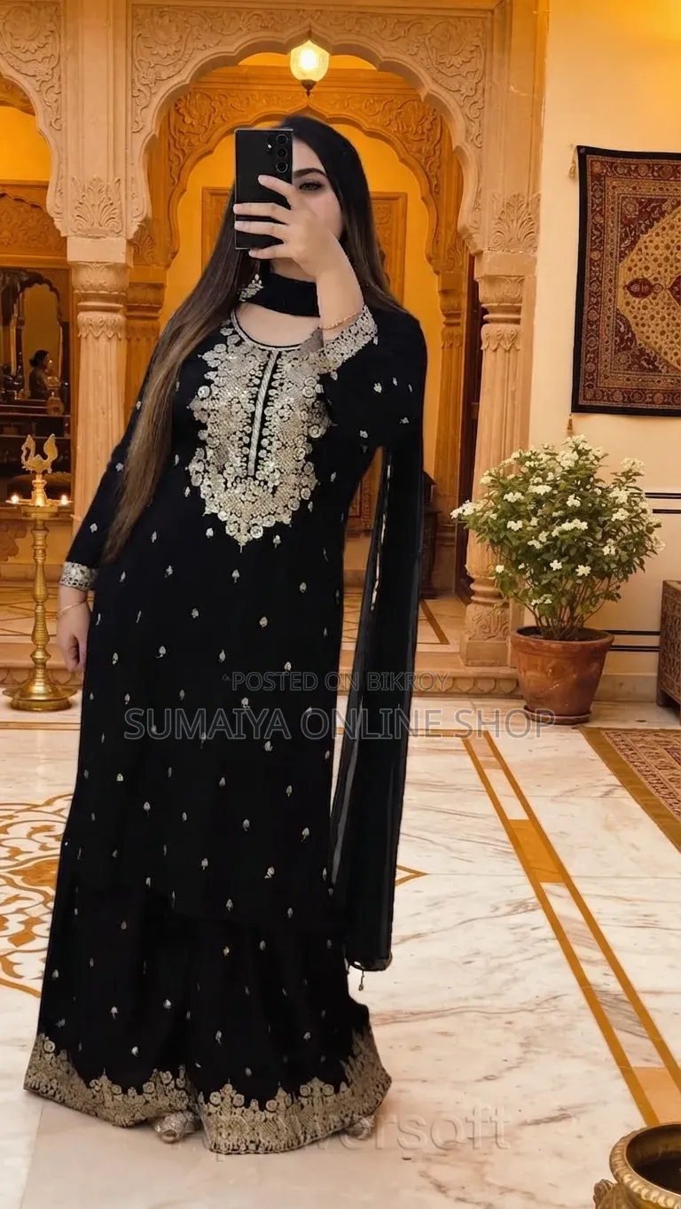 Ac Cotton Garara Three Piece