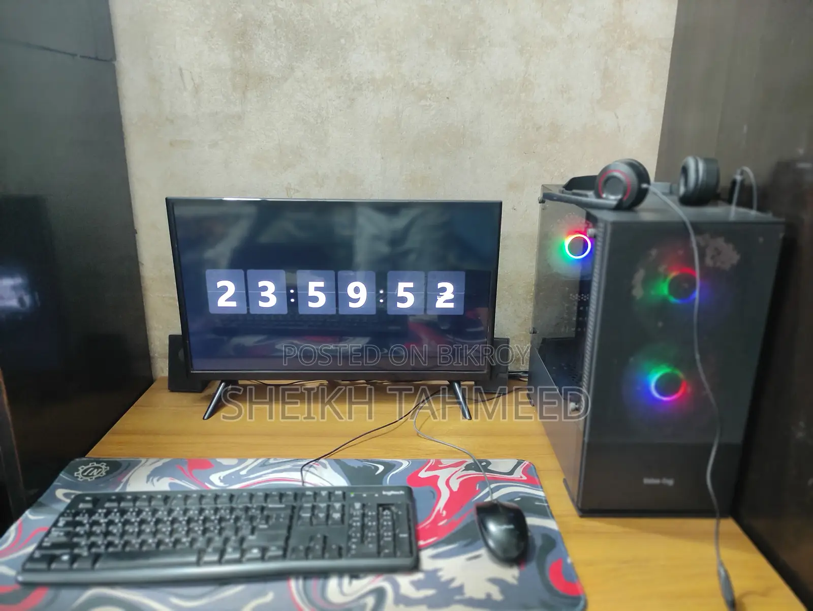 Desktop Computer 8GB Intel Core I5 HDD+SSD 640GB