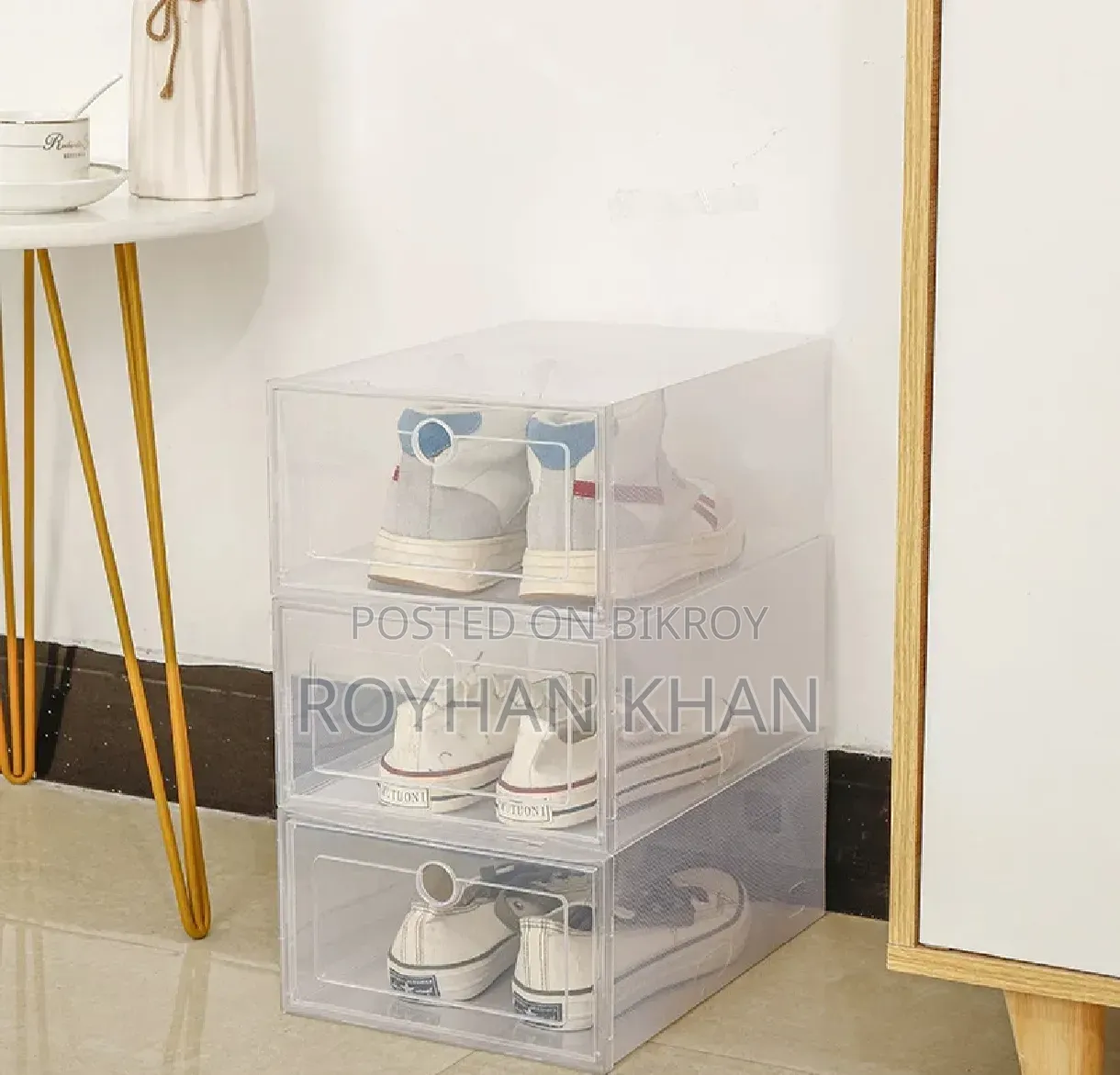 Transparent Shoe Box