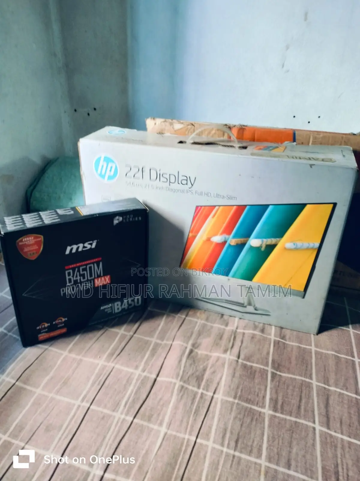 Desktop Computer MSI model 16GB AMD Ryzen 5 HDD+SSD 500GB