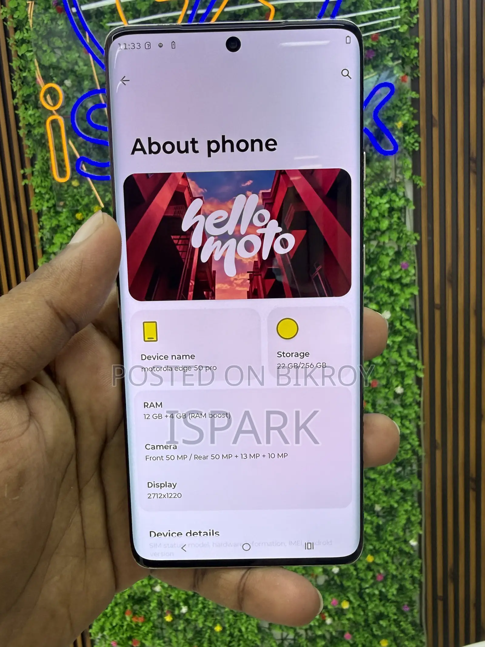 মটোরোলা এজ ৫০ প্রো ২৫৬ জিবি