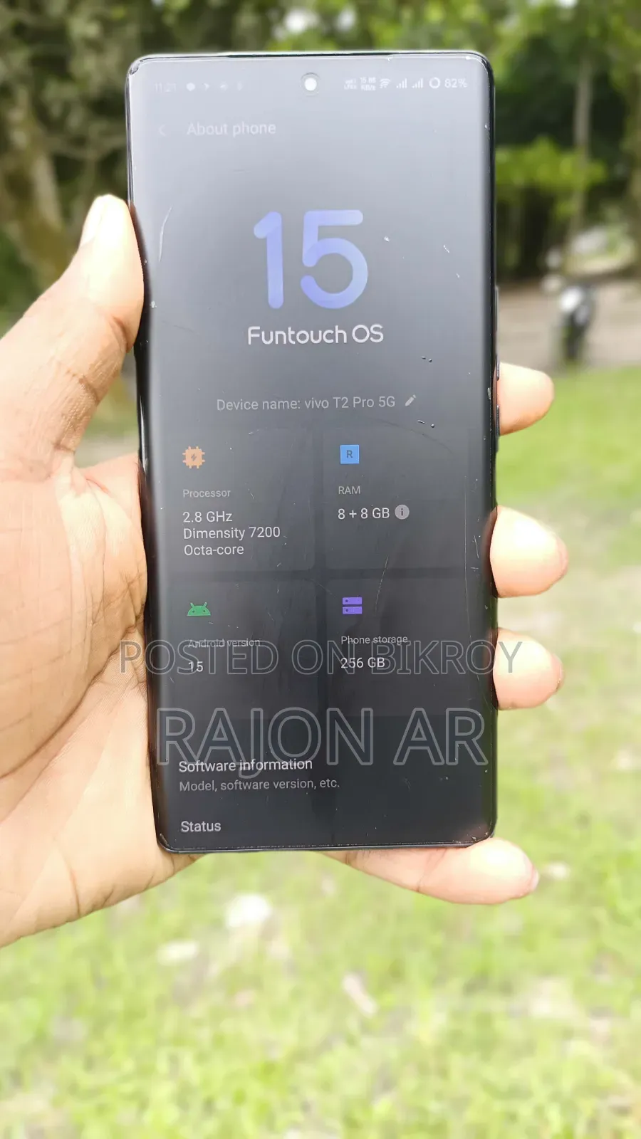 New Vivo T2 (India) 128 GB Black