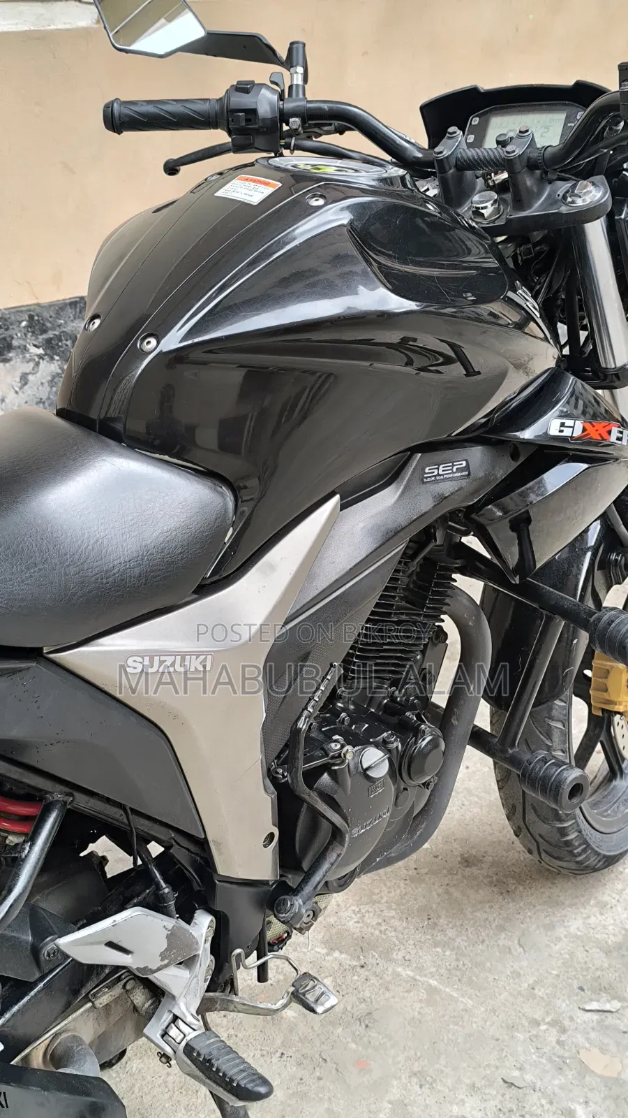 Suzuki Gixxer Monotone 2022 Black