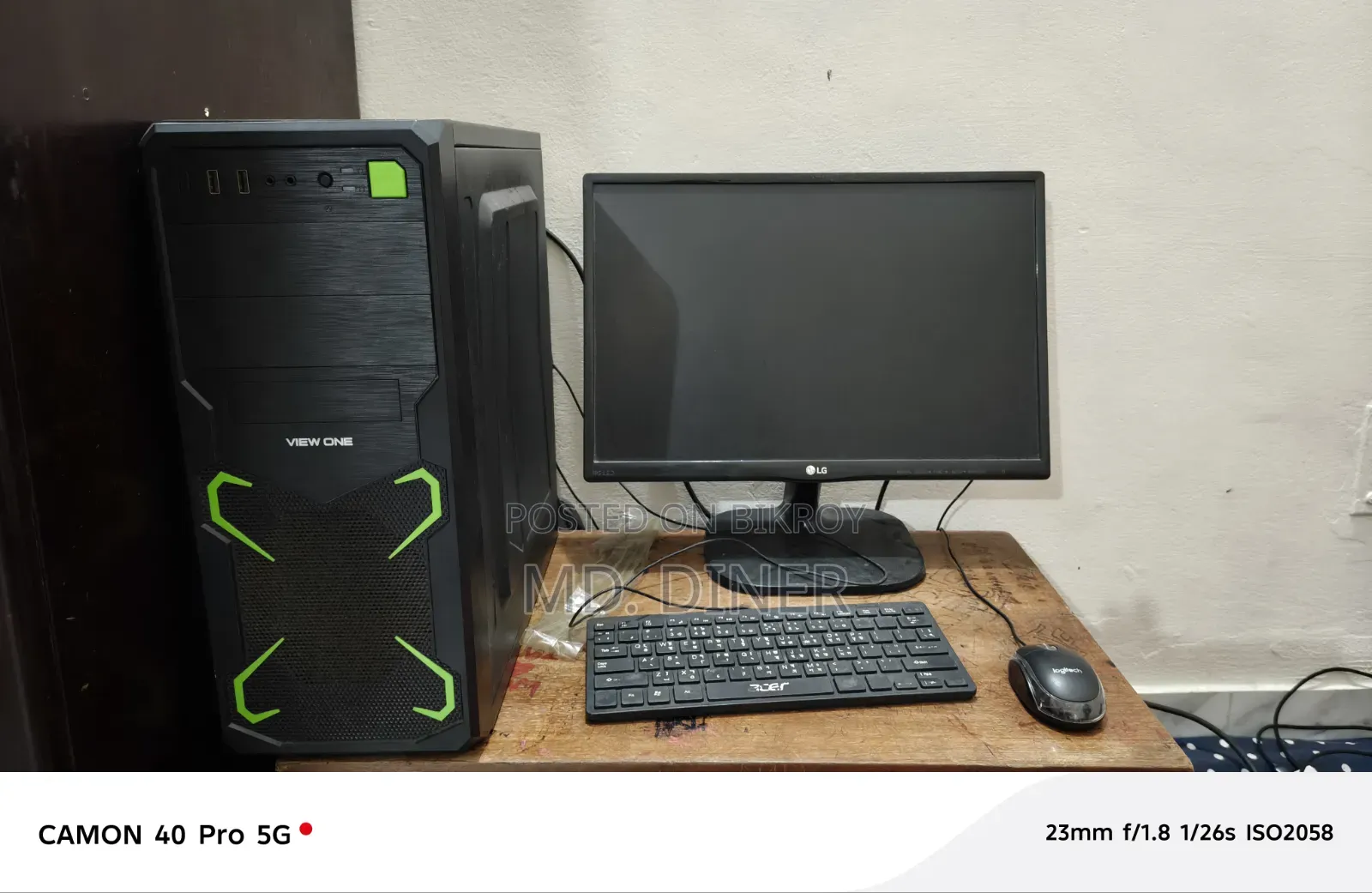 Desktop Computer 4GB Intel Core i3 SSD 128GB