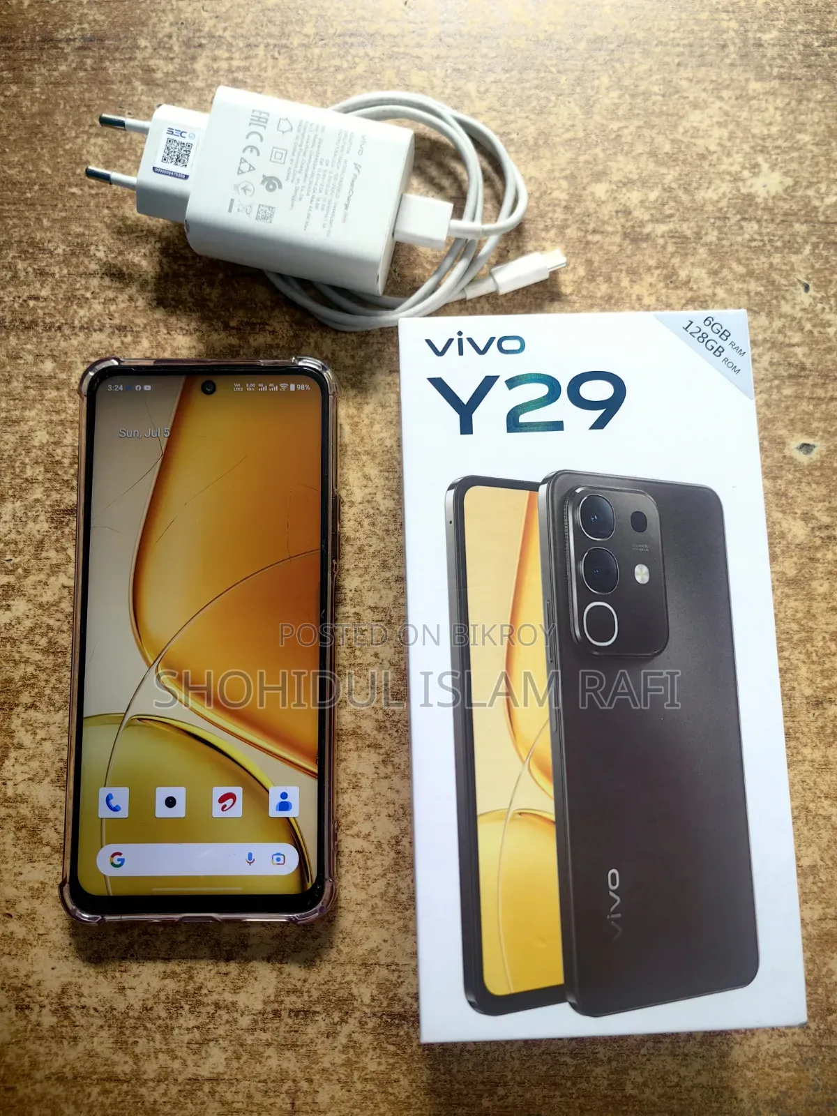Vivo Y29 4G 128 GB Black