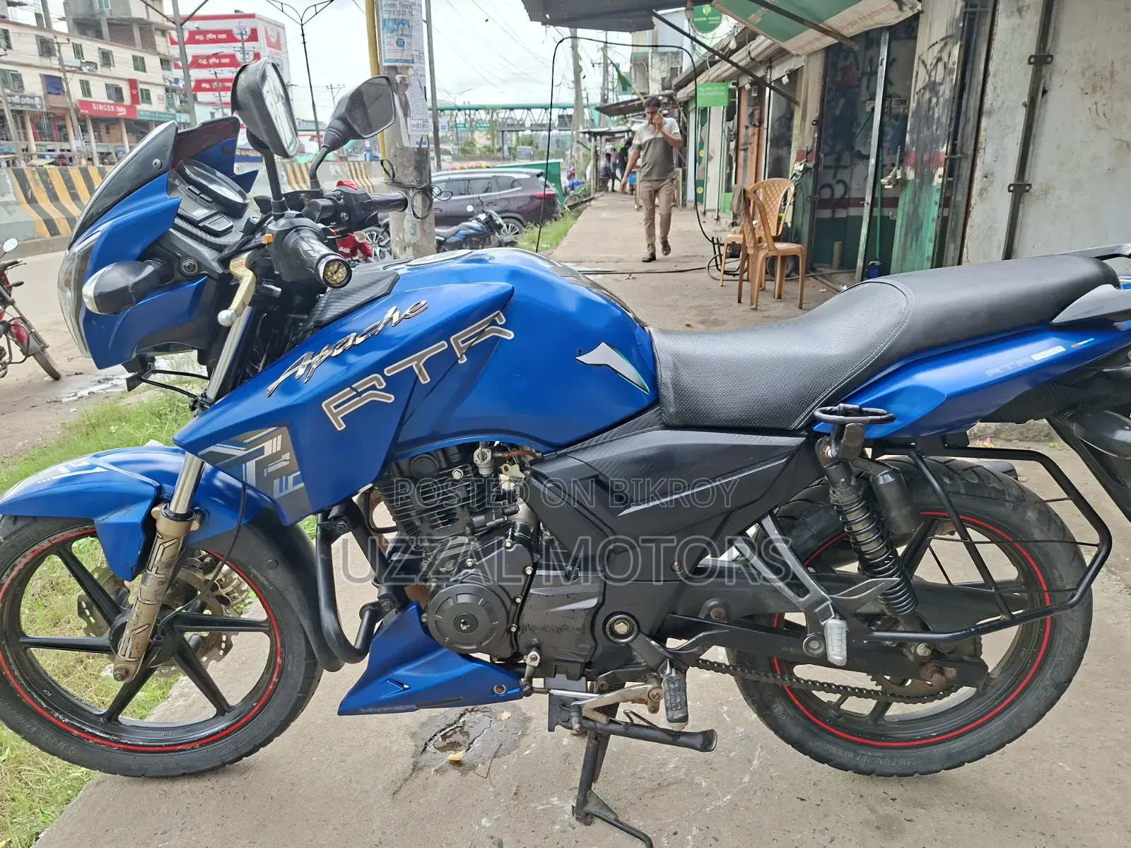 TVS Apache RTR 160 2V 2018 Blue