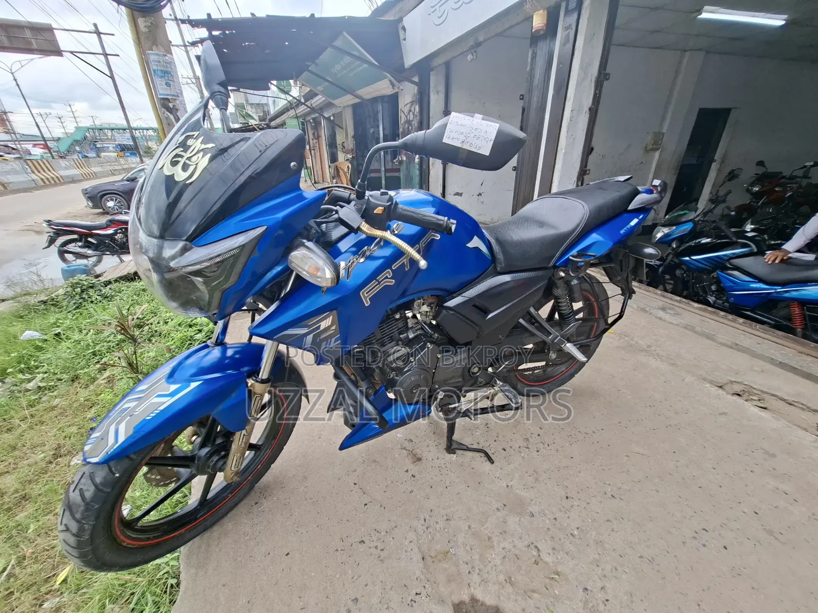 TVS Apache RTR 160 2V 2018 Blue