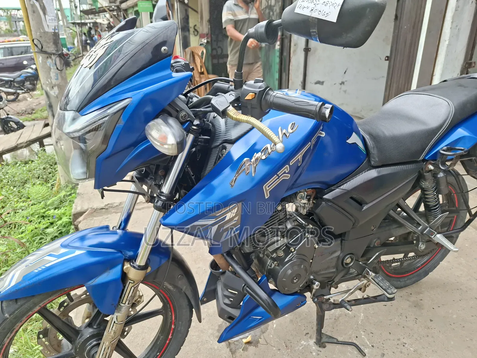 TVS Apache RTR 160 2V 2018 Blue