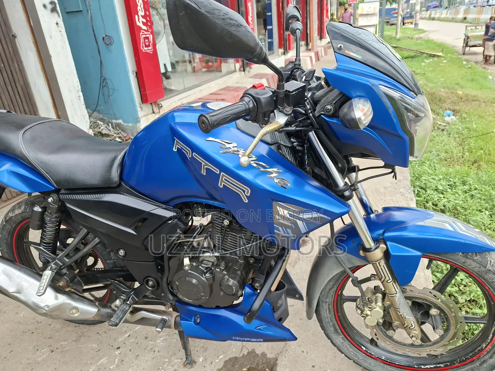TVS Apache RTR 160 2V 2018 Blue