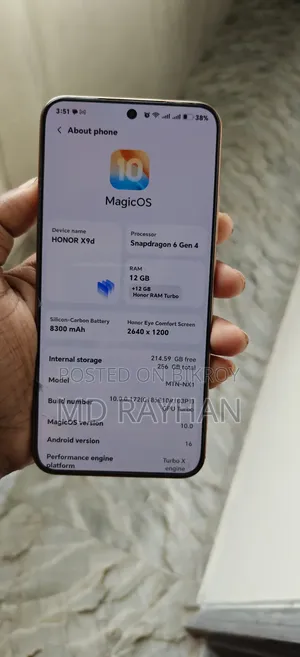 Honor X9d 256 GB Red
