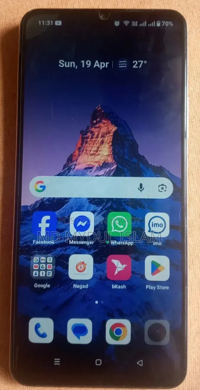 New Realme Note 70T 64 GB Rose Gold