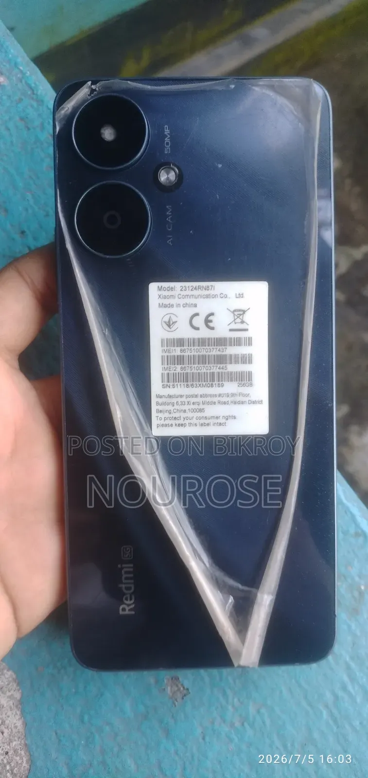 Xiaomi Redmi 13C 128 GB Blue