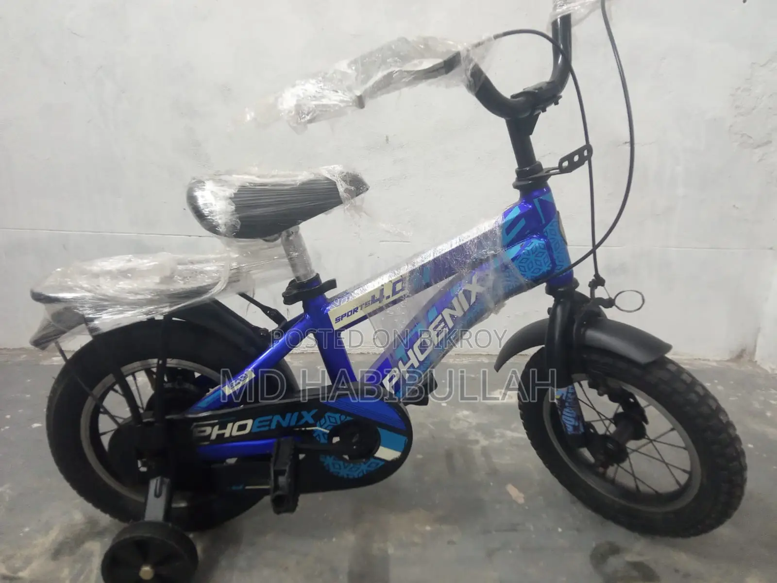 Phoenix 12" Color Blue ২ থেকে ৫ বছর বয়সী শিশুদের সাইকেল