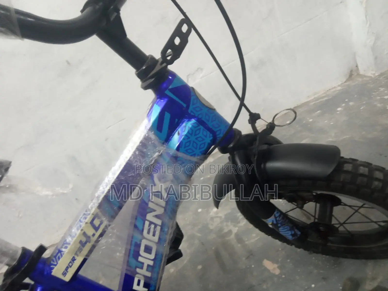 Phoenix 12" Color Blue ২ থেকে ৫ বছর বয়সী শিশুদের সাইকেল