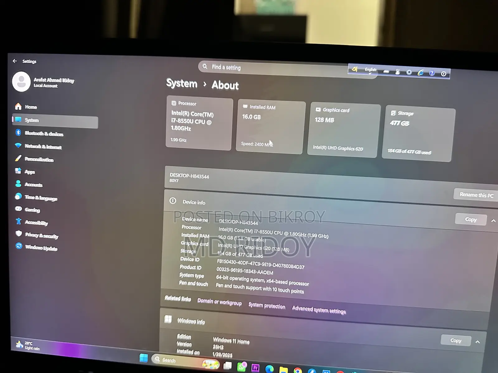 Laptop Lenovo Yoga 950i 16GB Intel Core I7 SSD 500GB