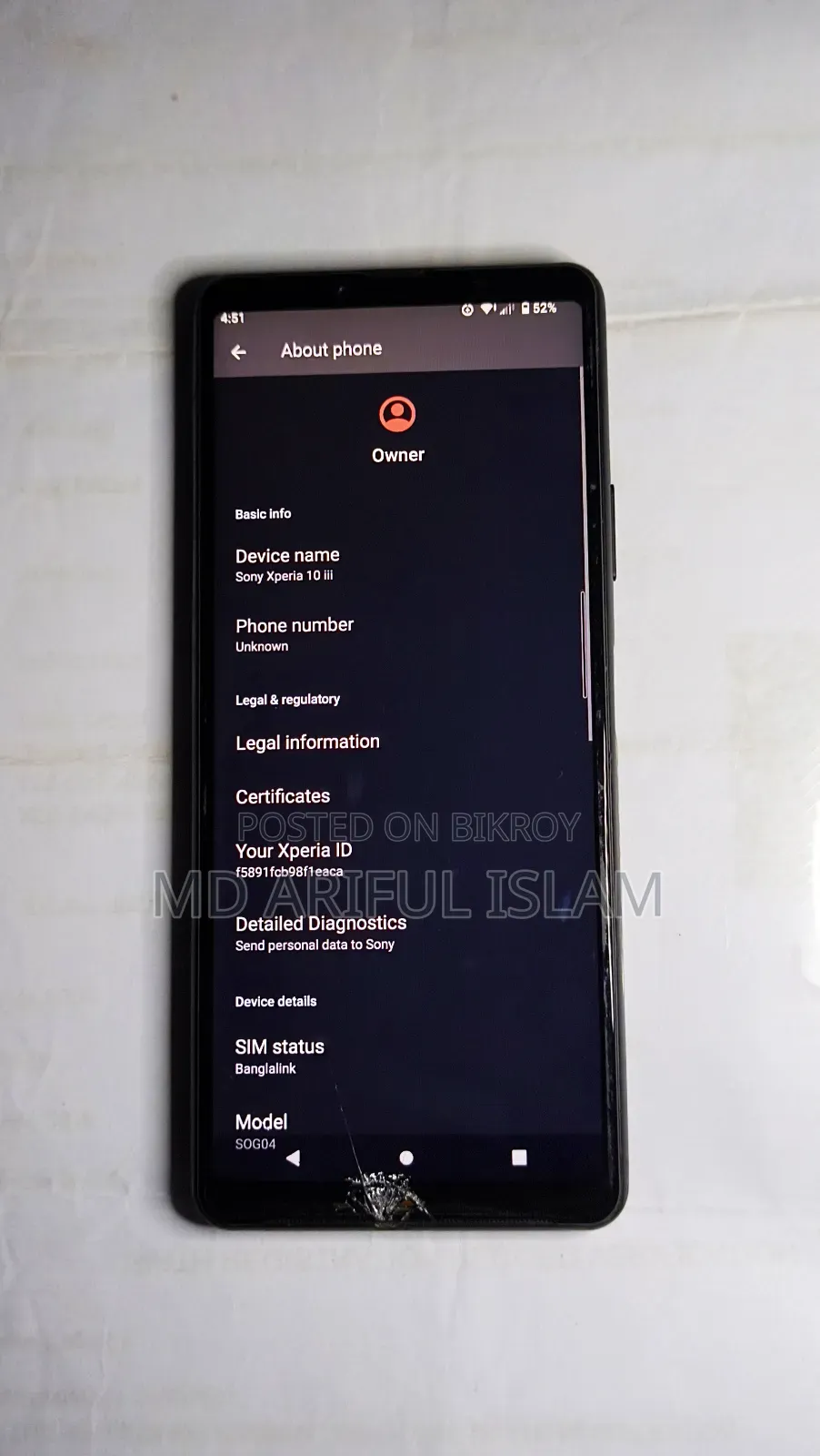 Sony Xperia 10 III 128 GB Gray